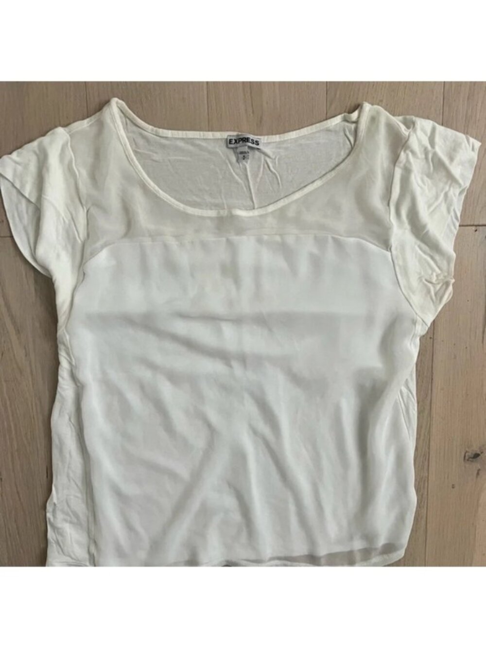 Express White Tee